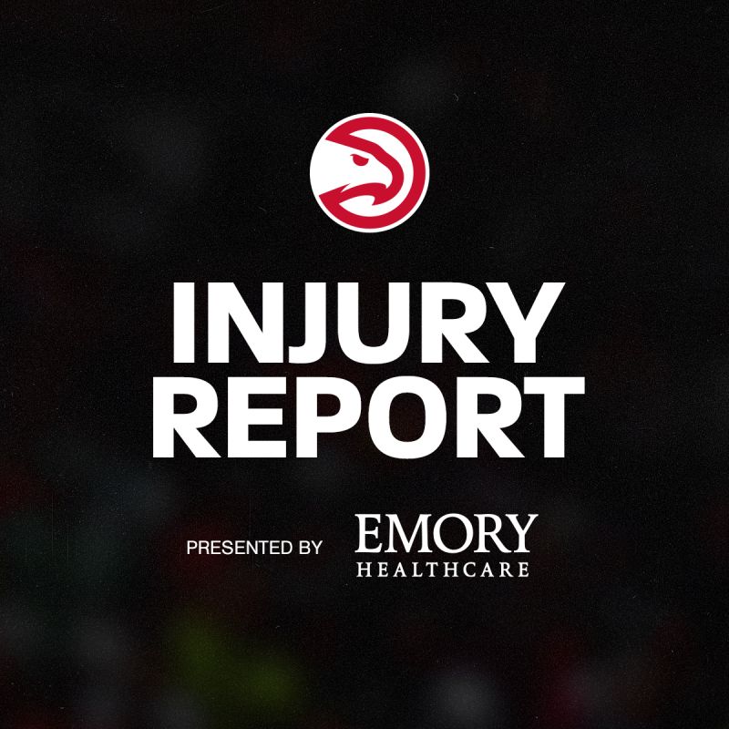 Image for the Tweet beginning: An @emoryhealthcare injury report for